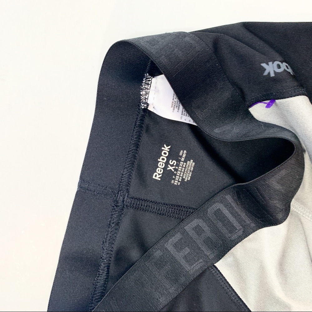 Reebok pants XS 3/4 Workout Capri Play Dry - Picture 6 of 7